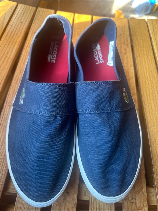 Lacoste Other - Lacoste Men’s Marice Canvas Slip on Sz 9.5